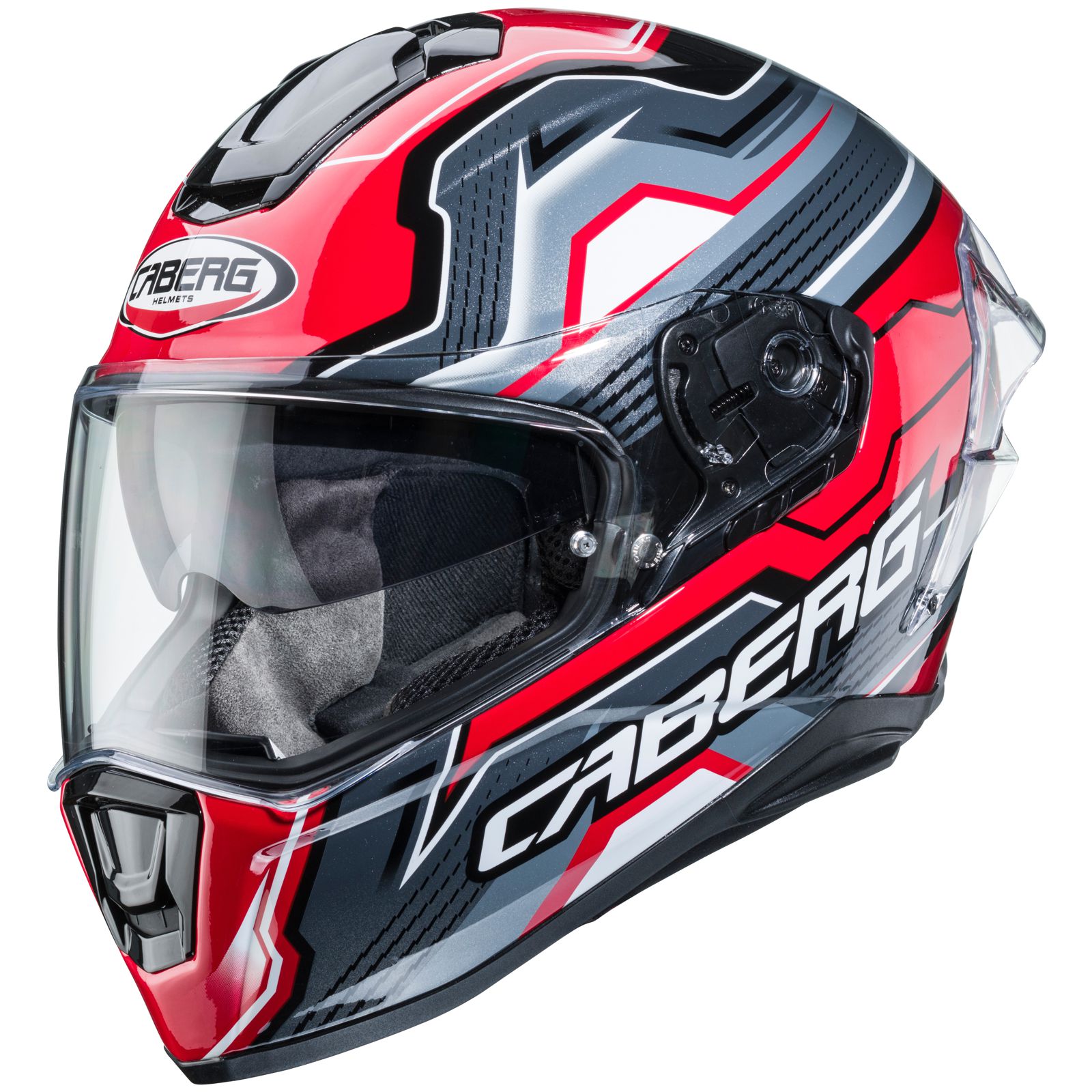 Caberg Helm Drift Evo LB29, zwart/antraciet-rood
