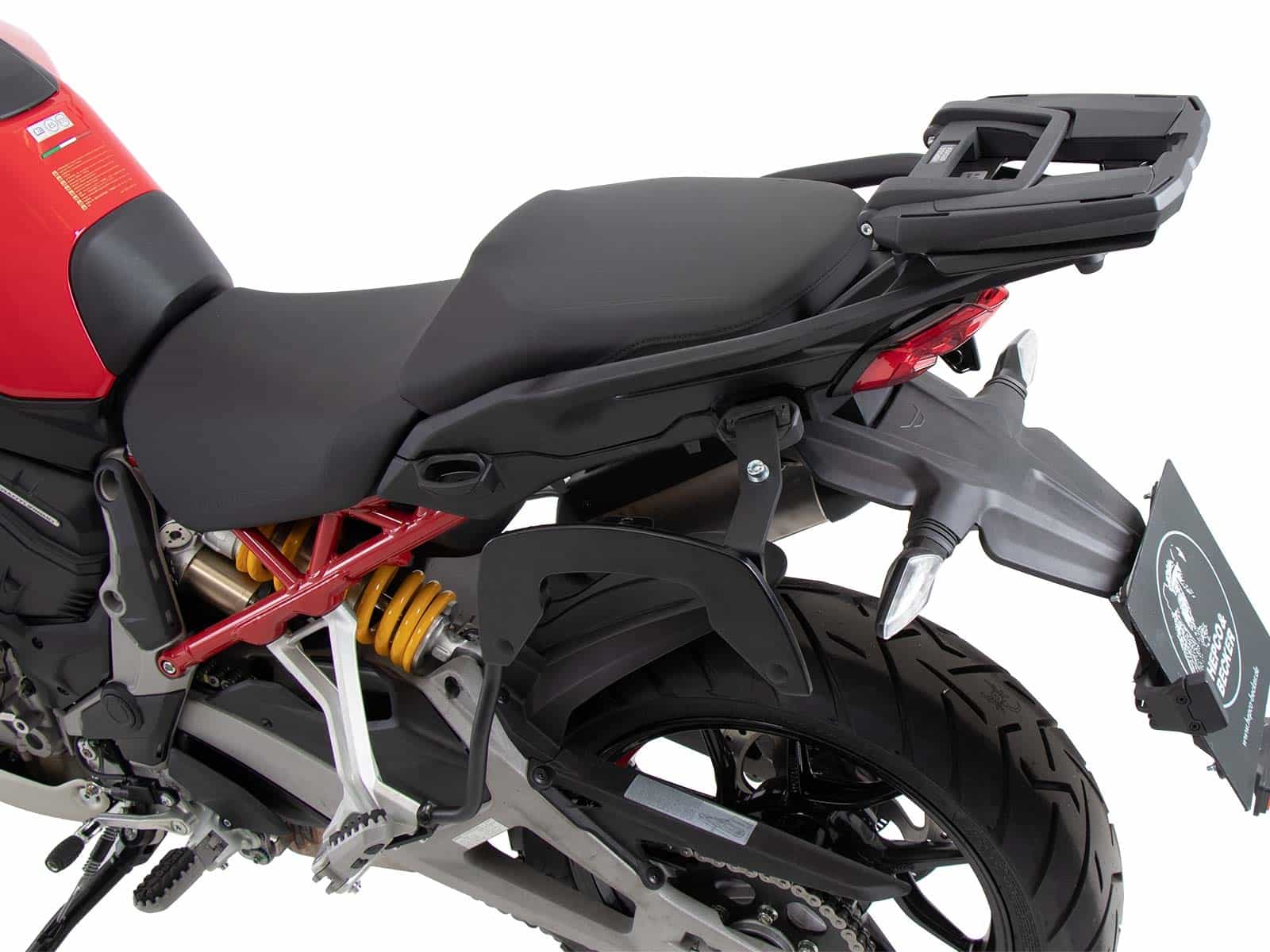 C-Bow zijdrager zwart voor Ducati Multistrada V4 /S /Pikes Peak /Rally /RS (2025-) Origineel Hepc