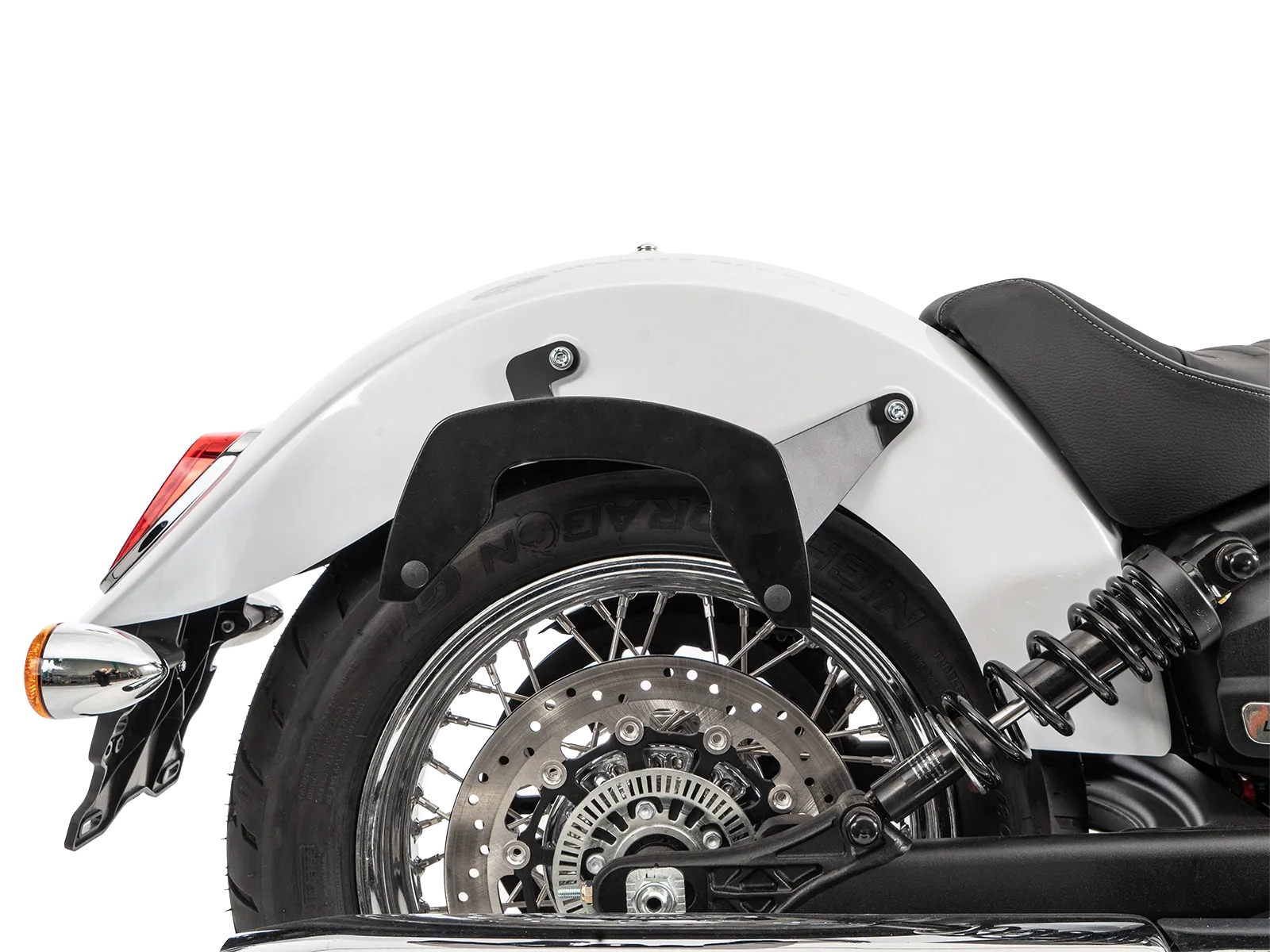 C-Bow zijdrager zwart voor Indian Scout Classic 1250 (25-) Hepco & Becker