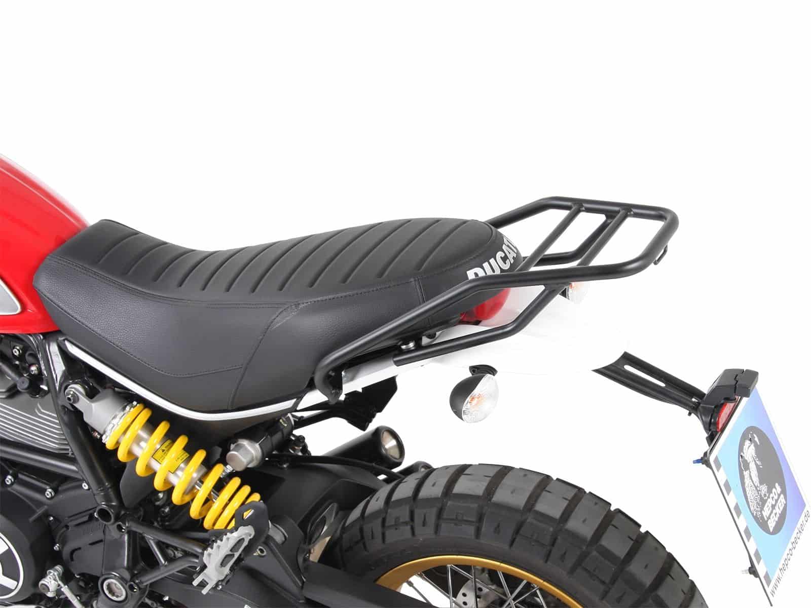 Buisvormig bagagerek zwart voor Ducati Scrambler 800 (15-18) Hepco & Becker