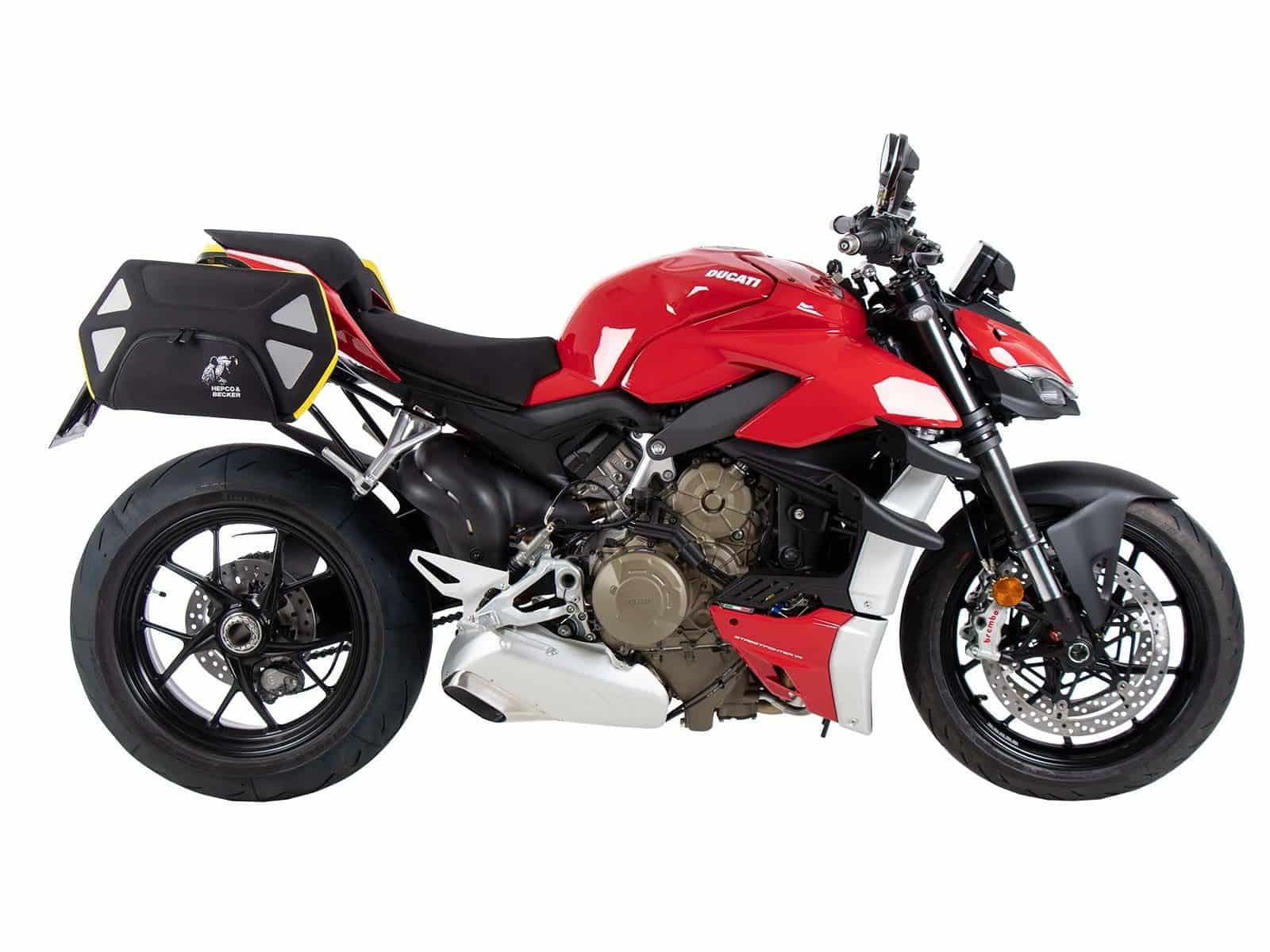 C-Bow zijdrager zwart voor Ducati Panigale V4 /S /R (18-24) Hepco & Becker