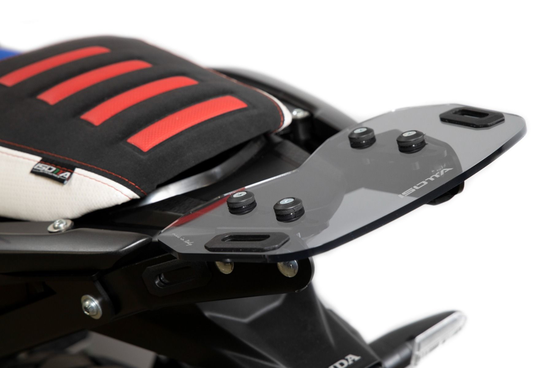 Bagagedrager voor Honda CB 500 X (19-23), PMMA, licht getint