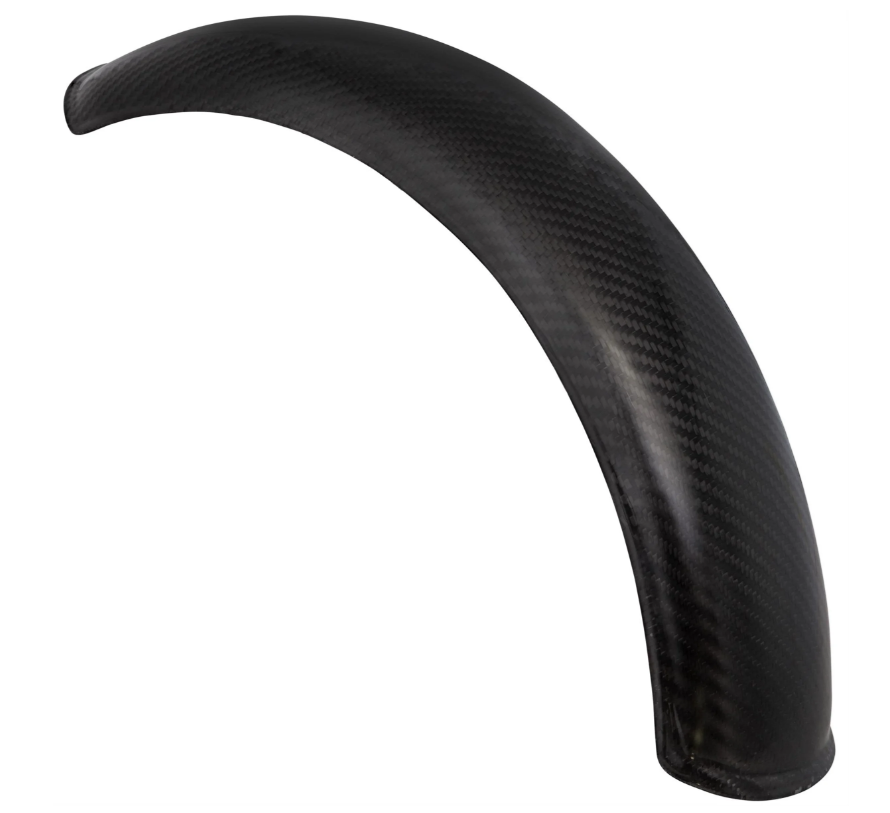 Spatbord Garelli EVO II zonder beugel, universeel voor Vespa PX 80-200ccm, carbon blank
