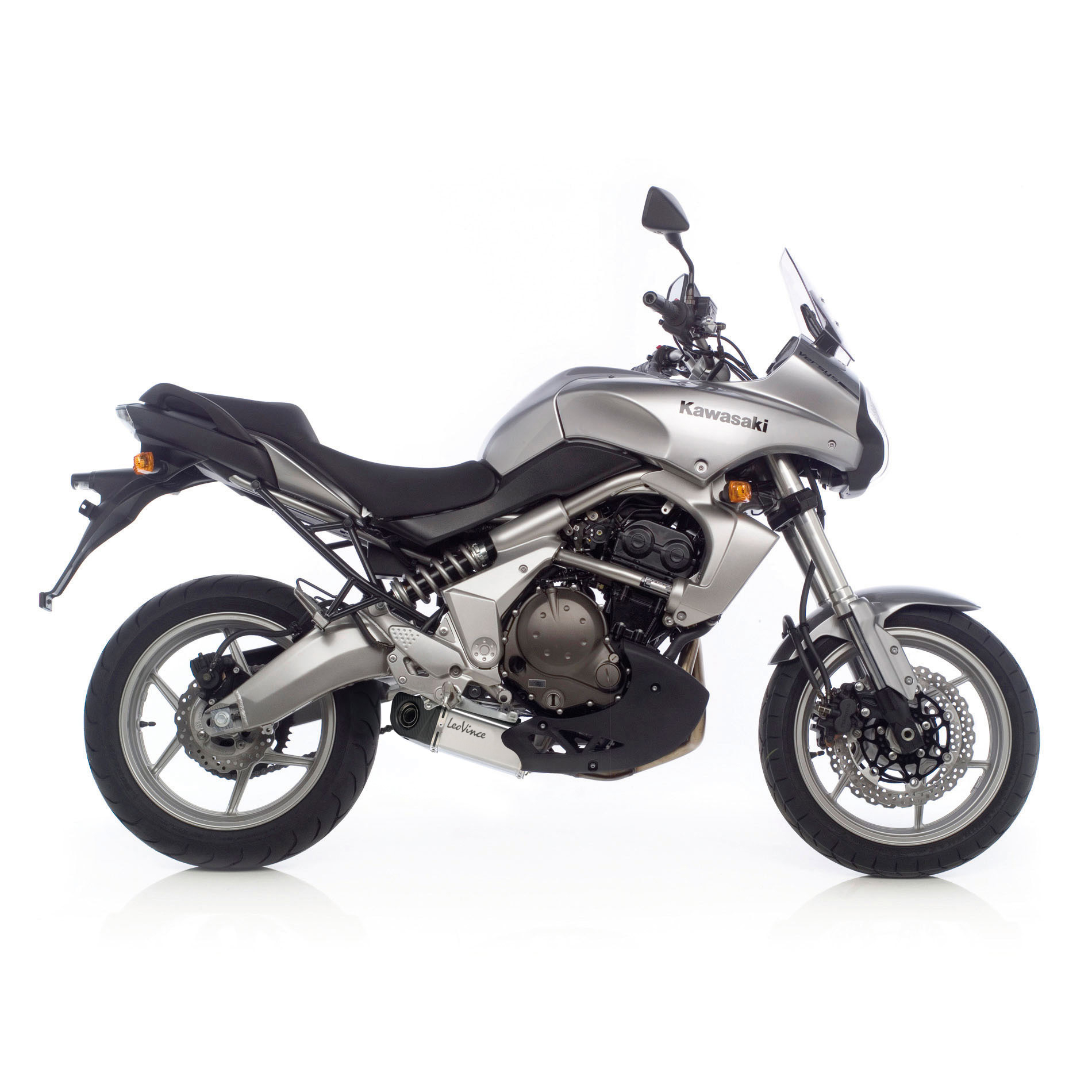 LeoVince uitlaatsysteem Underbody Evo 2, Slip On voor Kawasaki ER-6n/f / Ninja 650R / Versys 650