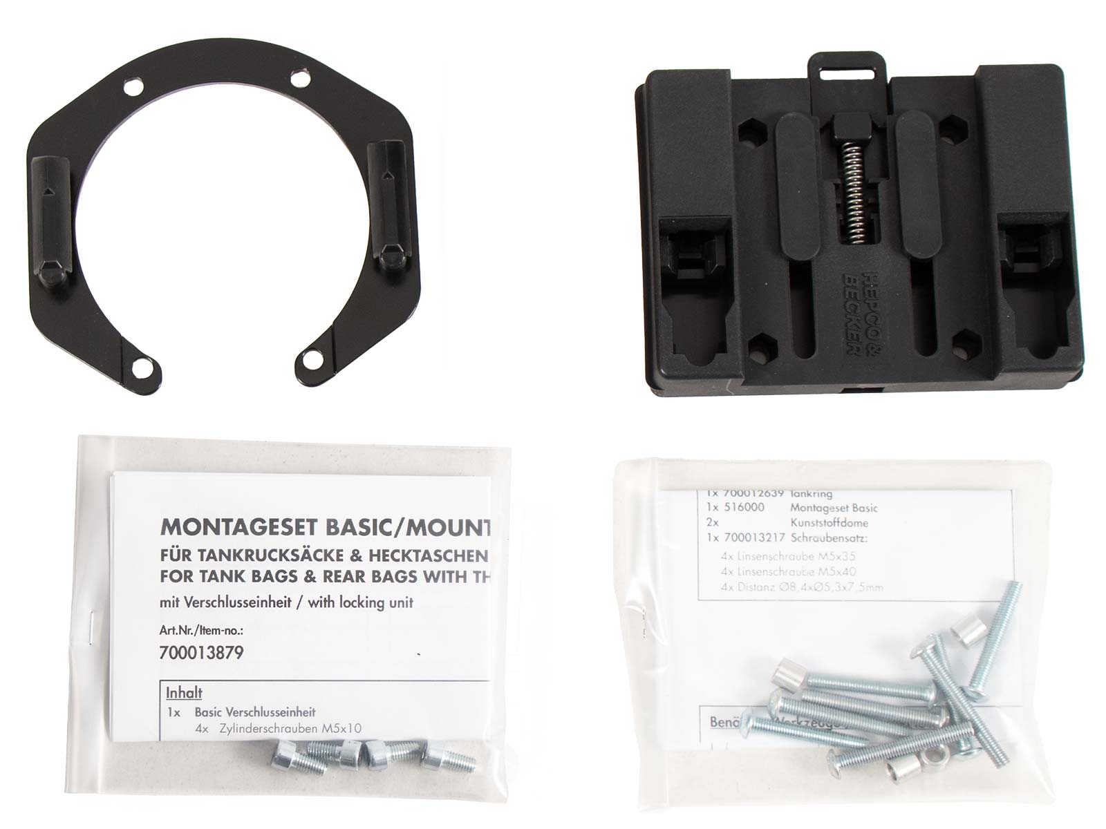 Basistankring incl. tanktasvergrendeling voor BMW R 1150 RT (01-04)/RS (01-05)