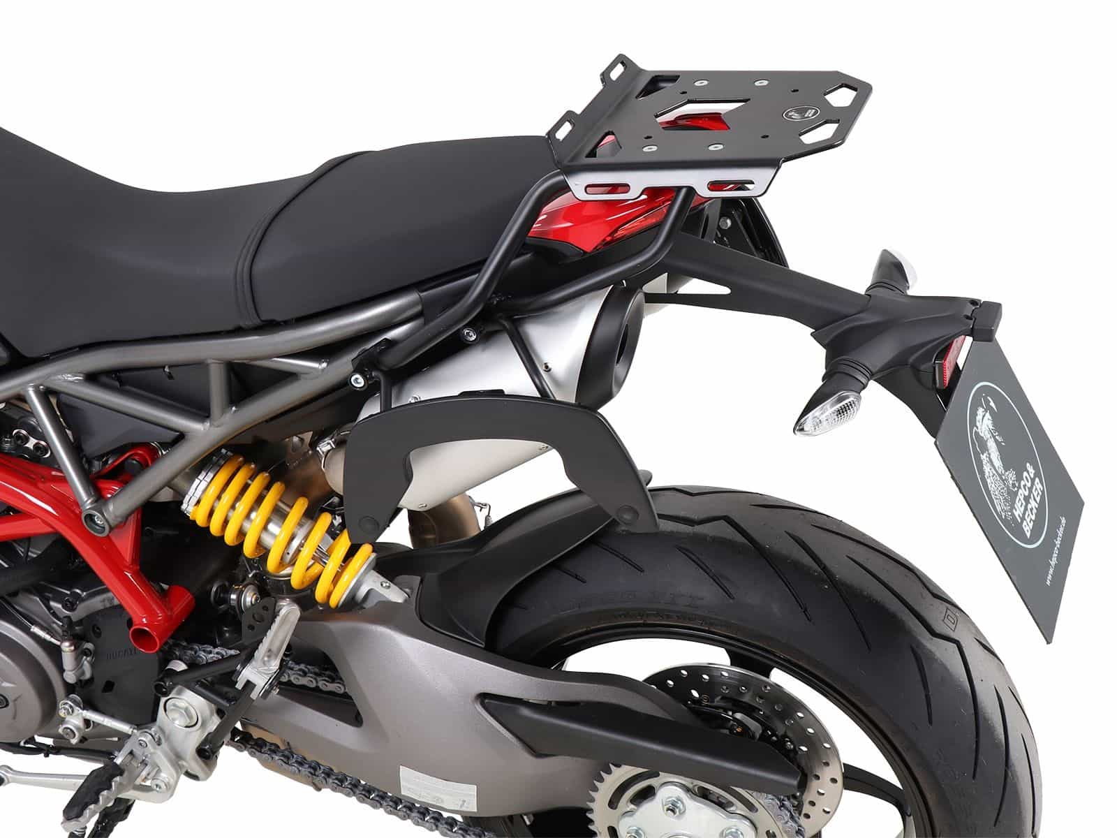 C-Bow zijdrager zwart voor Ducati Hypermotard 950 /SP (19-) Hepco & Becker