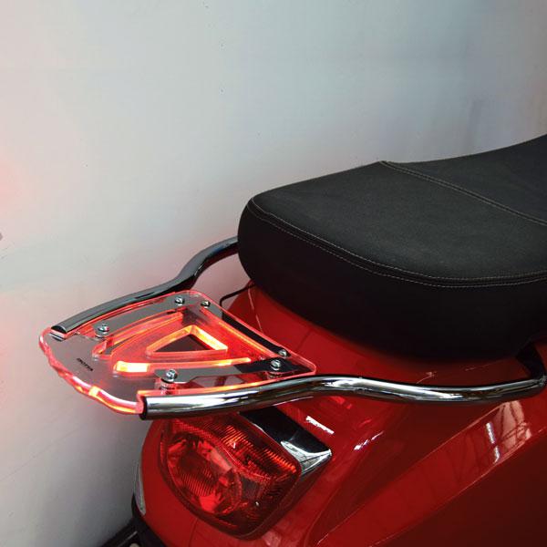 Chroom bagagerek voor Vespa LX - Isotta