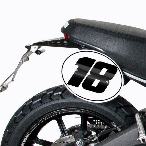 Nummerplaat voor Ducati Scrambler (14-21) - Barracuda