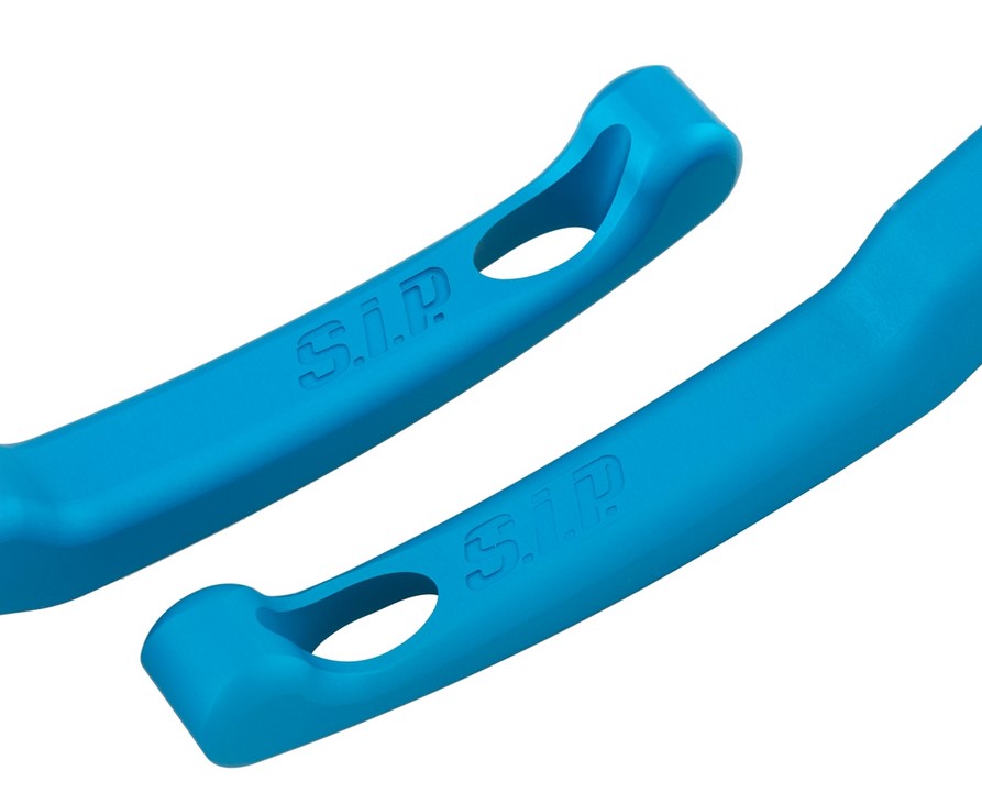 Sport remhendelset Shorty voor Vespa, rechts en links, blauw mat
