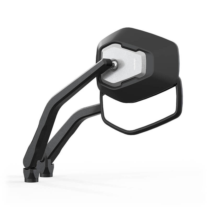 HIGHSIDER pro stuurspiegel Esagano-RS zwart/zilver (paar)