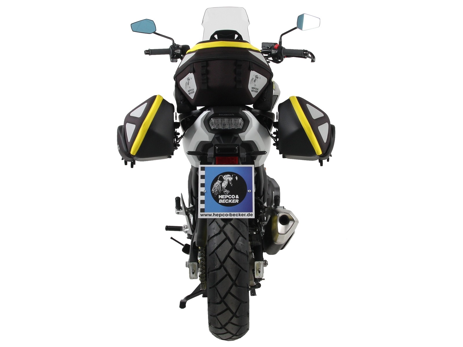 C-Bow zijdrager zwart voor Honda NC 700 S (12-13) /750 S/DCT (14-20) Hepco & Becker