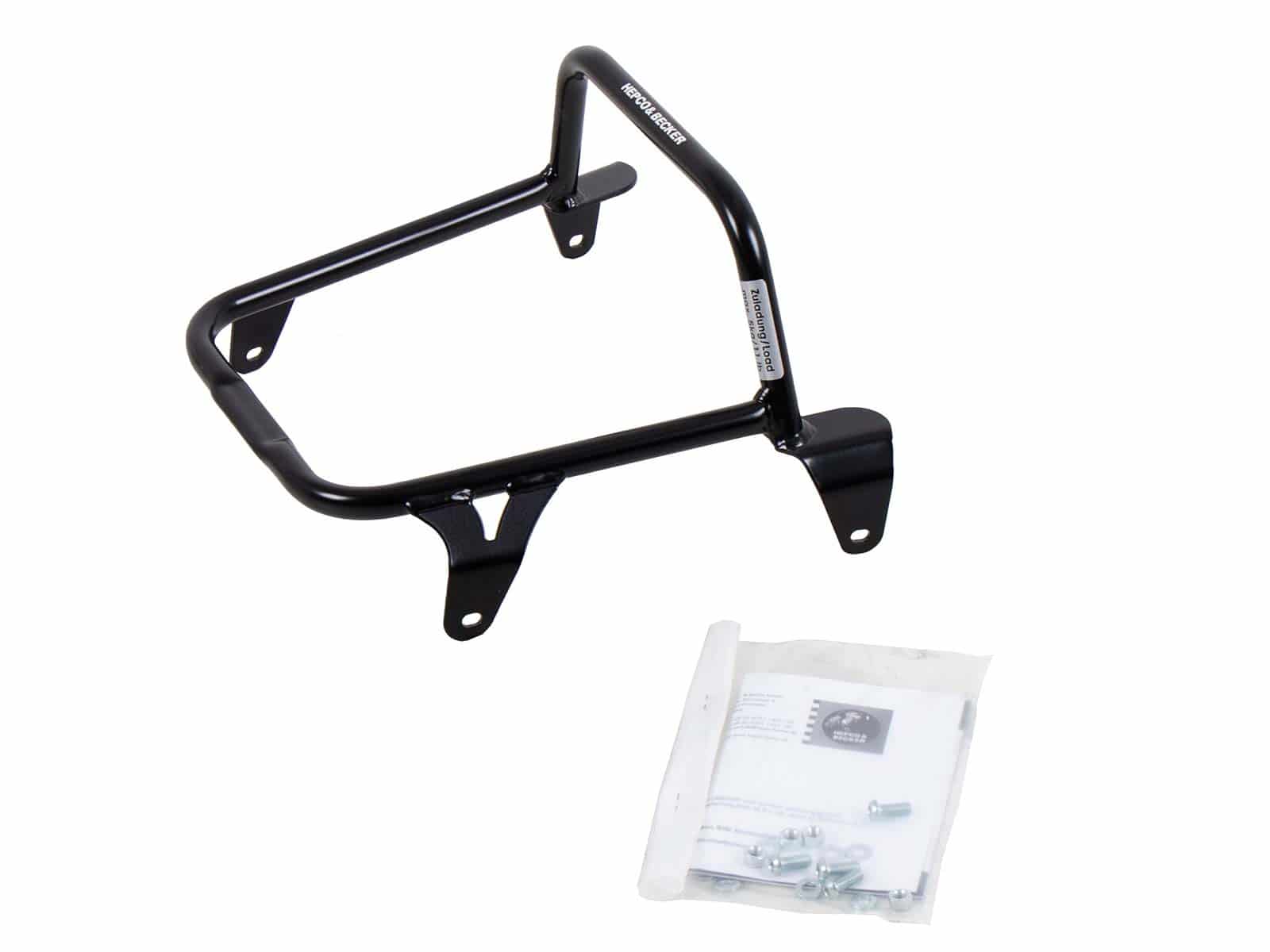 Buisvormige bagagedrager topkoffer zwart voor BMW R 1200 GS Adventure (06-13) Hepco & Becker