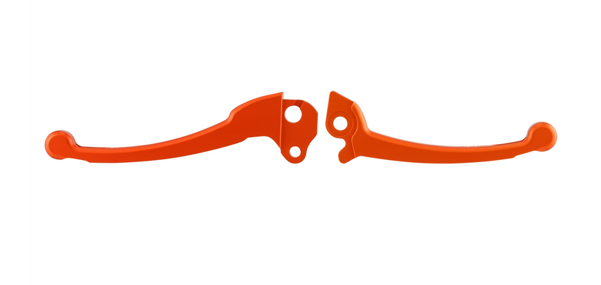 Sport hendelset koppeling/rem voor Vespa PX 125 -150cc, HBZ Hengtong, rechts/links, mat oranje
