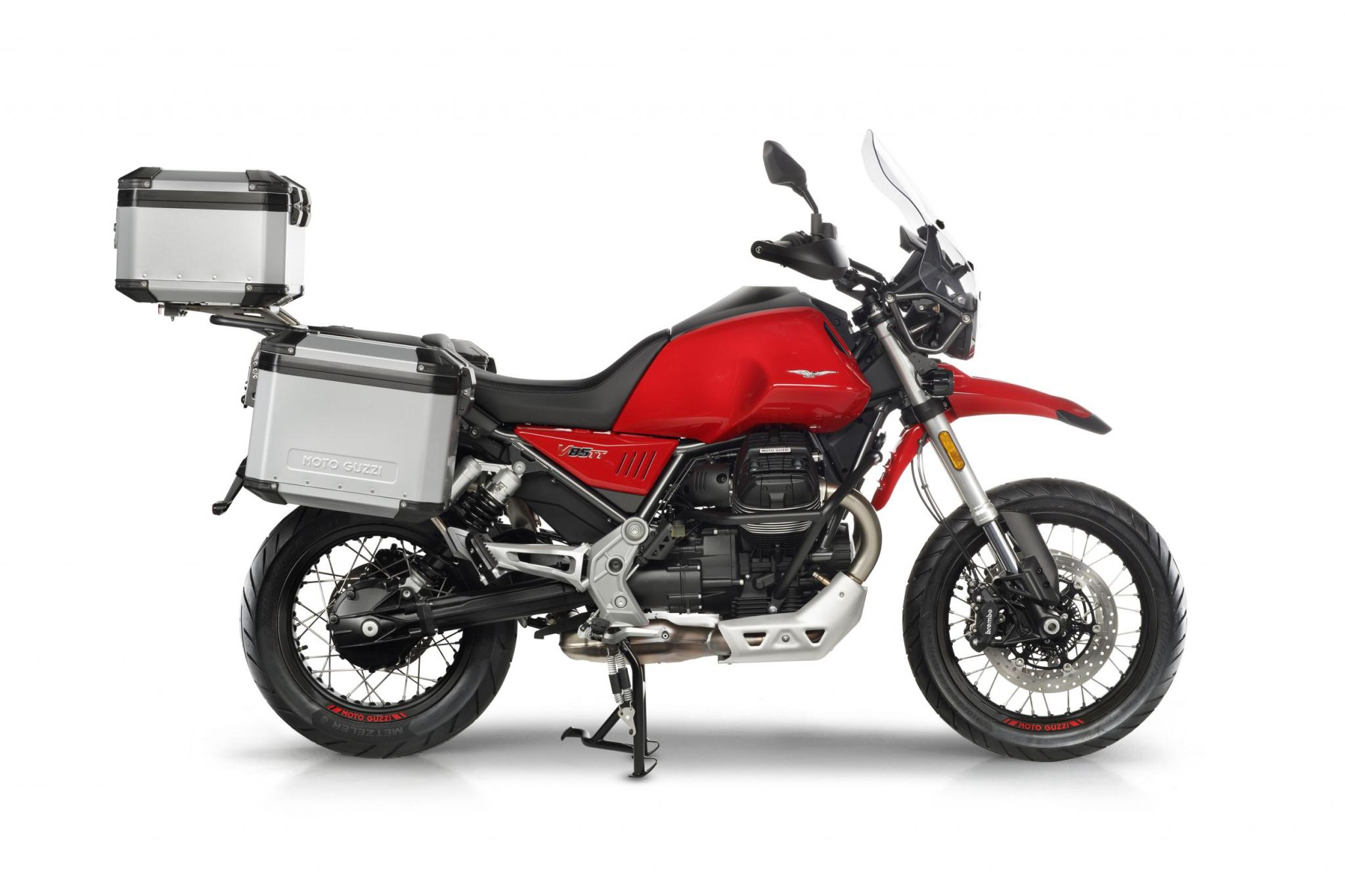 Originele aluminium topkoffer Moto Guzzi V85 TT