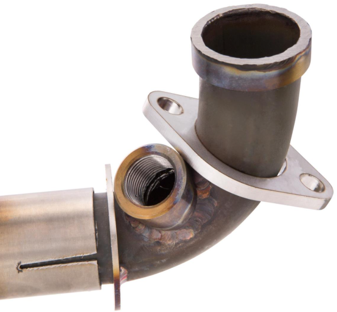 Racing uitlaat voor Vespa GTS/GTS Super/GTV/GT 60 125-300cc, d.w.z., 4T, LC, gepolijst roestvrij staal