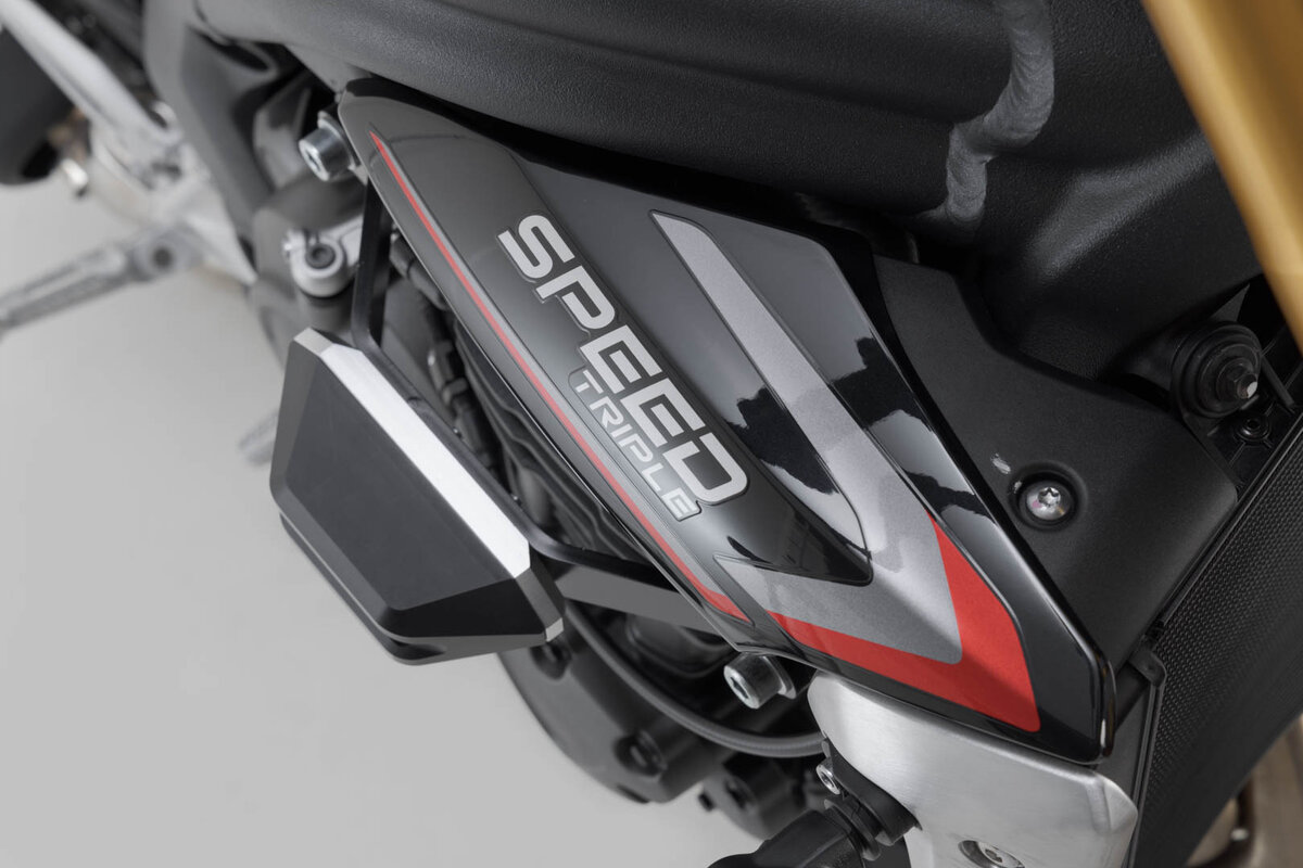 SW-Motech crashpad kit zwart voor Triumph Speed Triple 1200 RR /RS