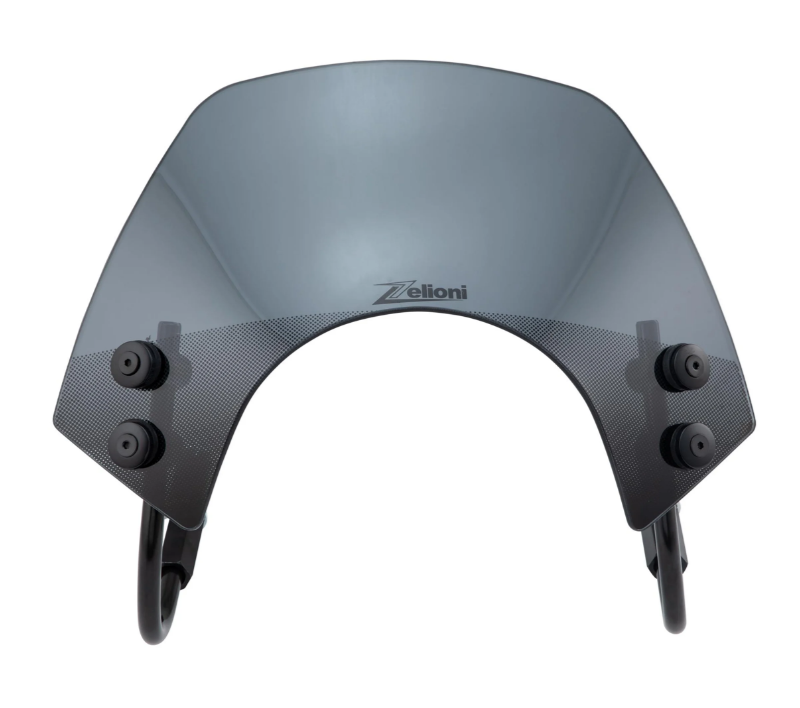 Flyscreen ZELIONI Racing voor Vespa GTS/GTS Super/GT/GT L 125-300cc, zwart getint