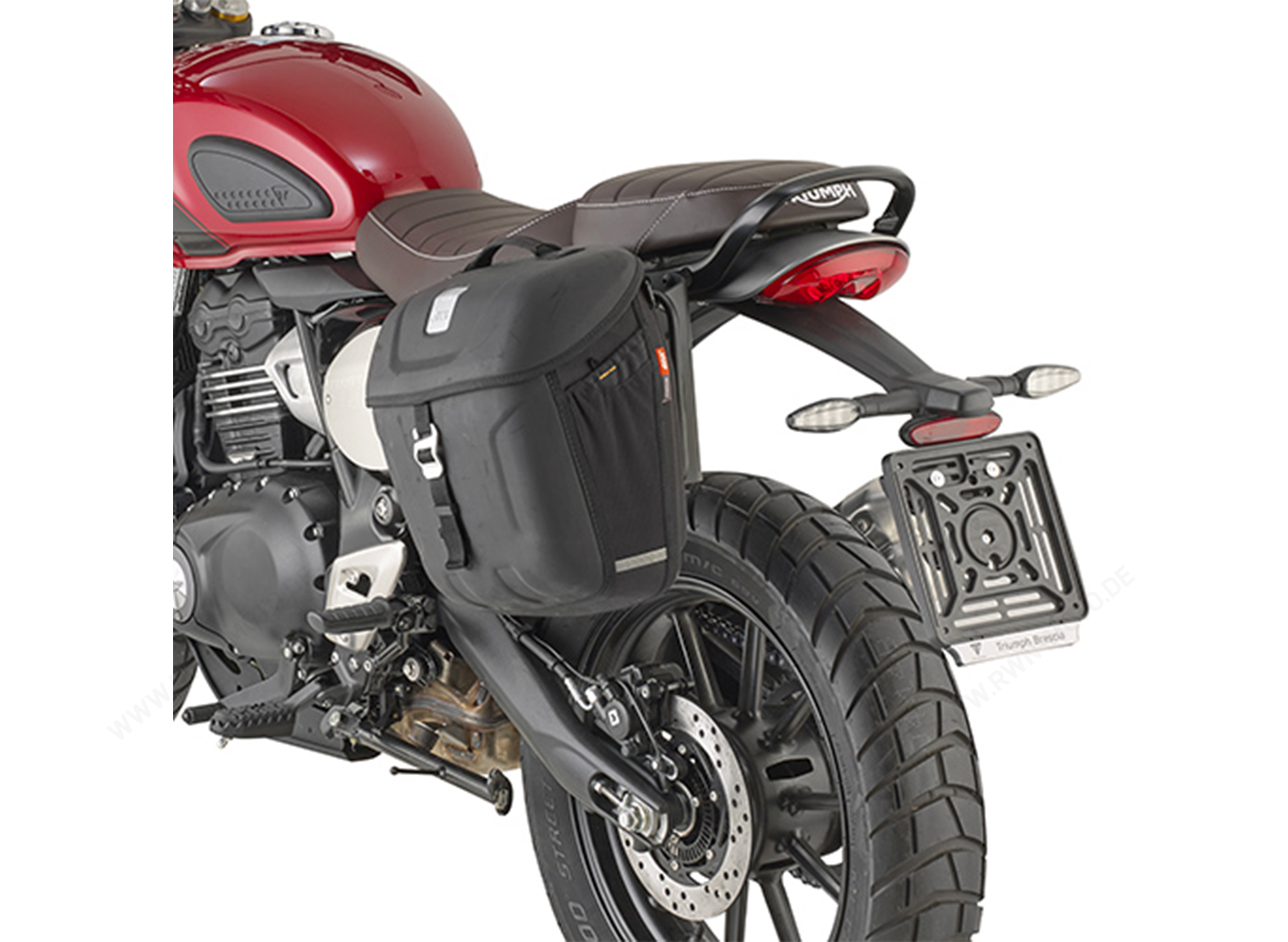 Afstandhouder voor zadeltassen MT501, links p., voor Triumph Speed 400 / Scrambler 400 X (24)