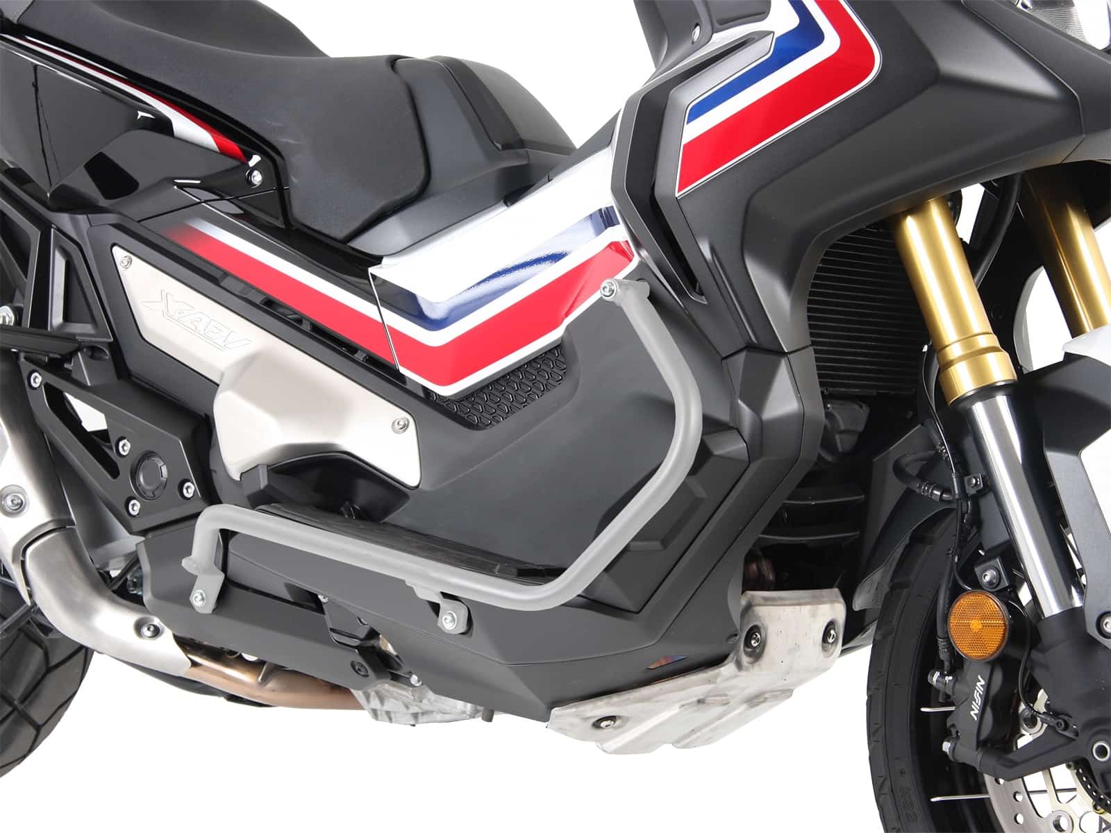 Motorbeschermer zilver voor Honda 750 (21-24) Hepco & Becker