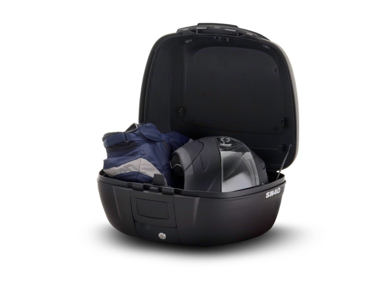Shad Top Case SH40, aluminiumlook / zwart, 40 l