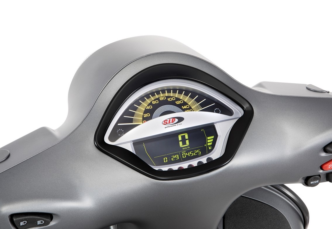 Toerenteller/snelheidsmeter voor Vespa GTS/GTS Super 300cc FL ('14-), zilver