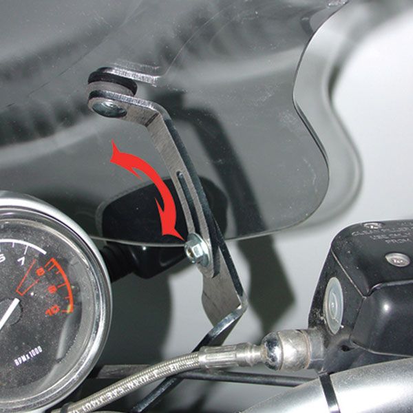 Windscherm Sport, kantelbaar voor BMW R 1150 R (99-06), helder