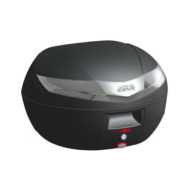 V40 MONOKEY topkoffer 40 liter mat zwart met transparante reflector Givi