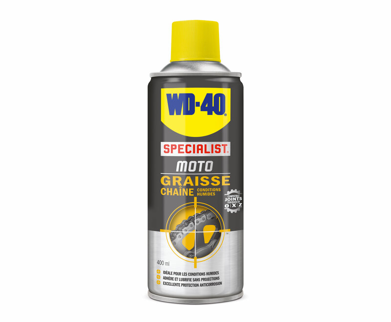 WD-40 Specialist® Motorfiets kettingwas natte omstandigheden - spray 400ml