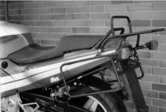 Buisvormige bagagedrager topkoffer en zijkoffer voor Honda CBR 600 F (86-90) Hepco & Becker