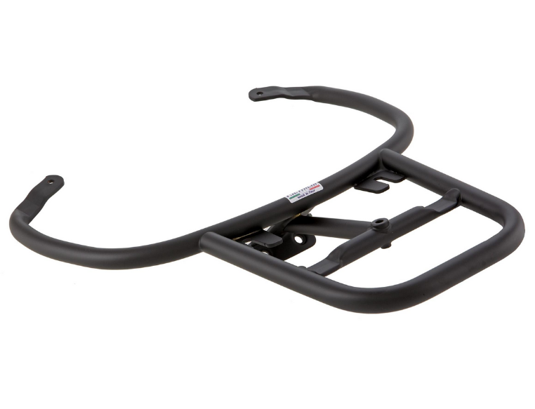 Bagagerek achteraan voor Vespa Primavera /Sprint /Elettrica 50-150cc, glanzend zwart
