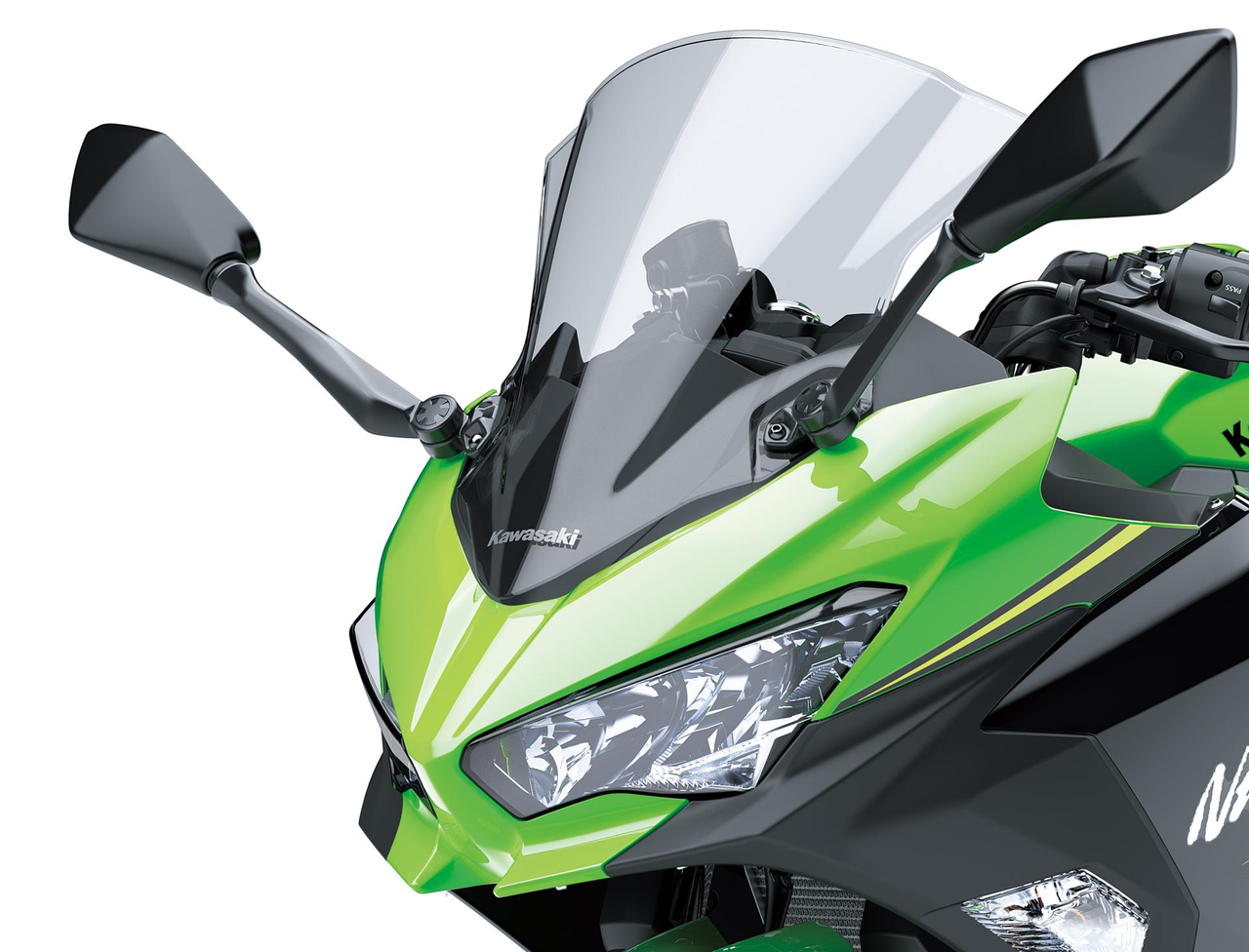 Groot getint windscherm voor Kawasaki Ninja 400 Origineel Kawasaki