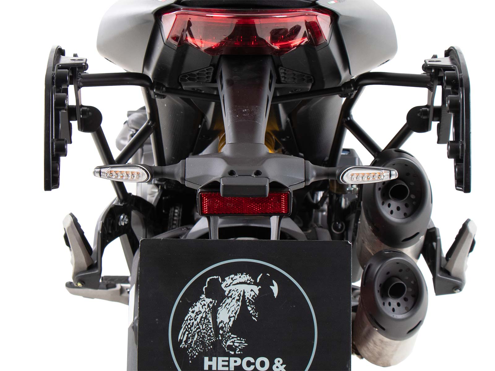 C-Bow zijdrager zwart voor Ducati Monster 937 / 937+ (21-) Hepco & Becker