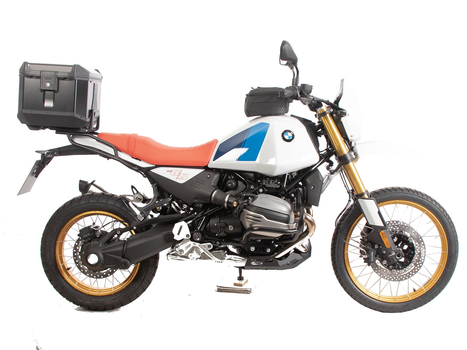 Alurack topkofferdrager zwart voor BMW R 1250 RS (19-) Hepco & Becker
