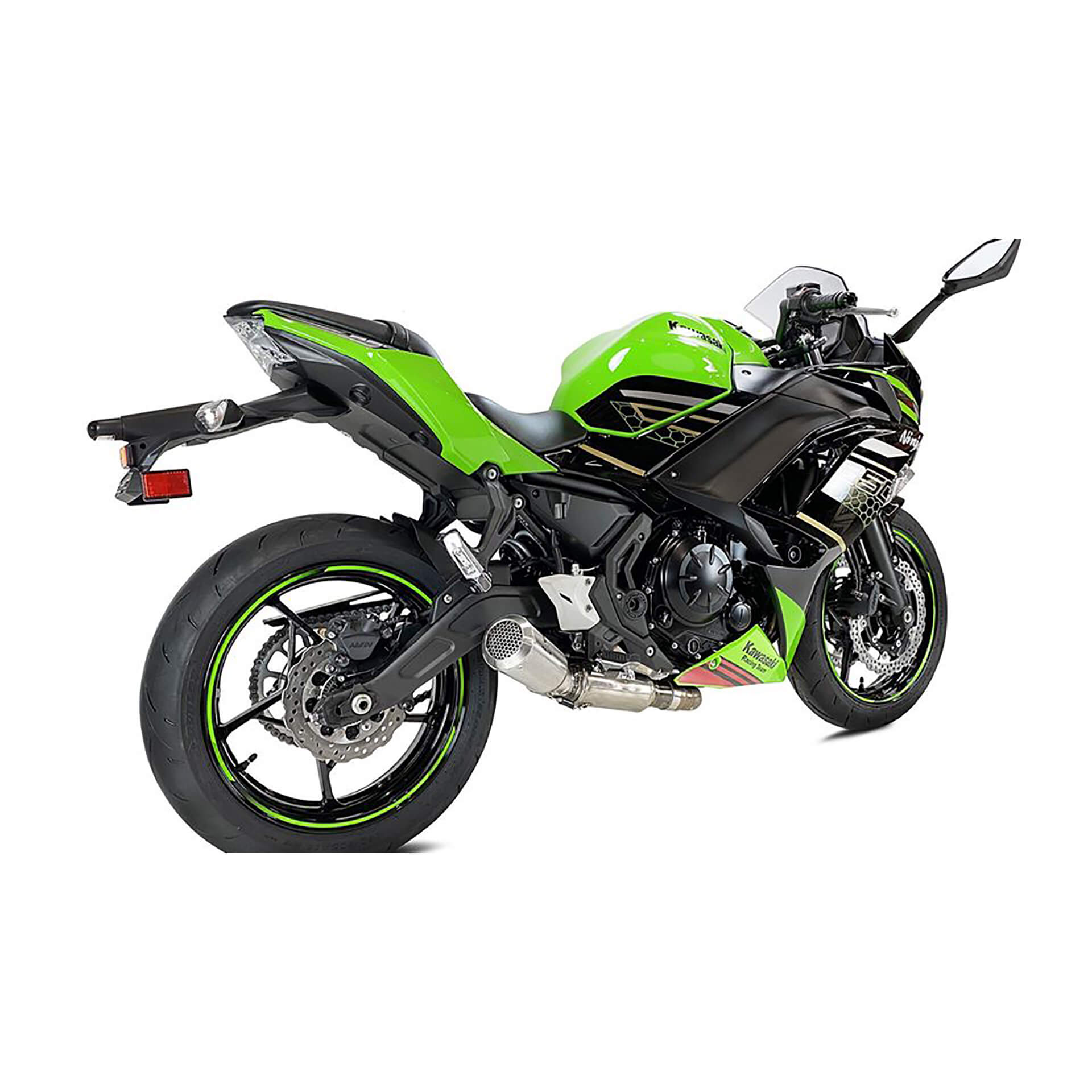 IXRACE MK2 compleet systeem Kawasaki Z 650 /650 Ninja, Versys 650 (2020), roestvrij staal, E-keur, Euro4