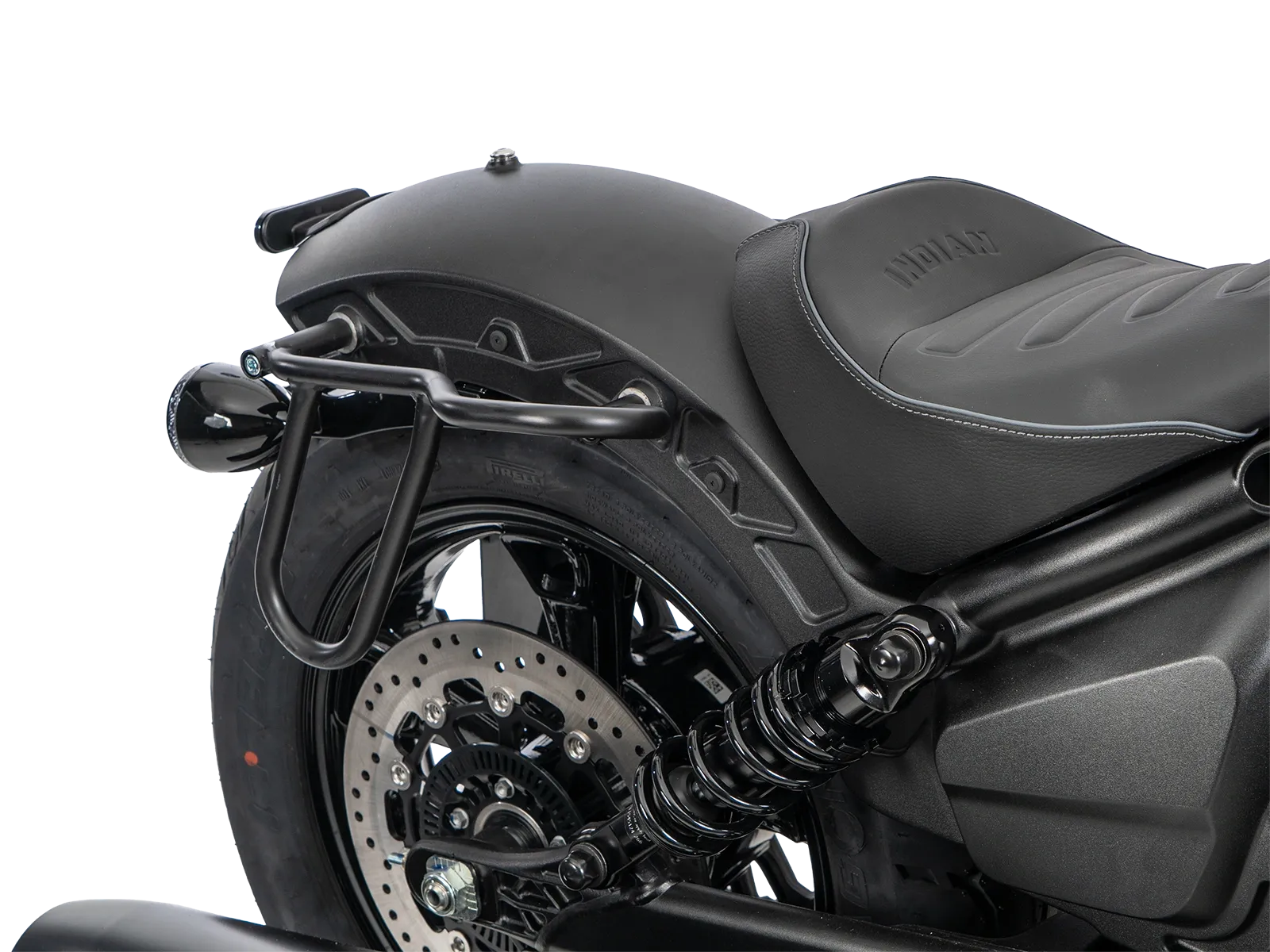 Kniptassenset bruin incl. houder voor Indian Scout Sixty Bobber (25-) Hepco & Becker