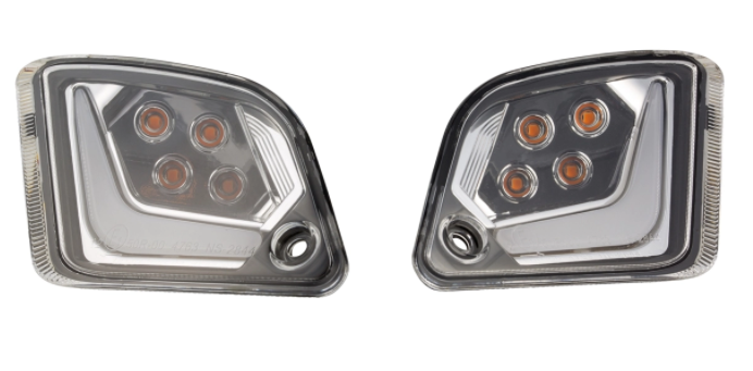 Richtingaanwijzerset voor & achter voor Vespa GTS/GTS Super/GTV 125-300cc ('14-), duidelijk