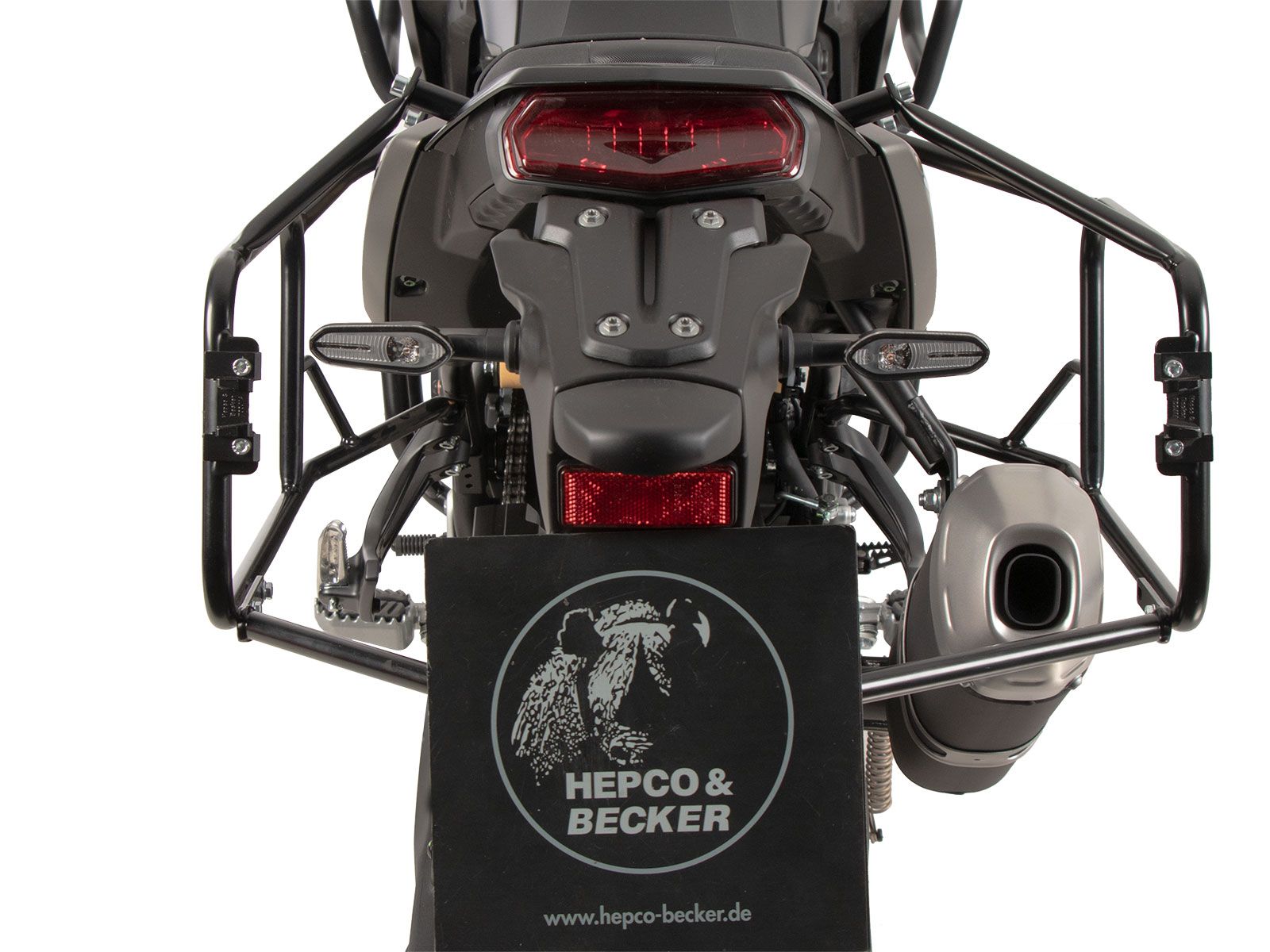 Zijkofferdrager vast zwart voor Yamaha Ténéré 700 (25-) Hepco & Becker
