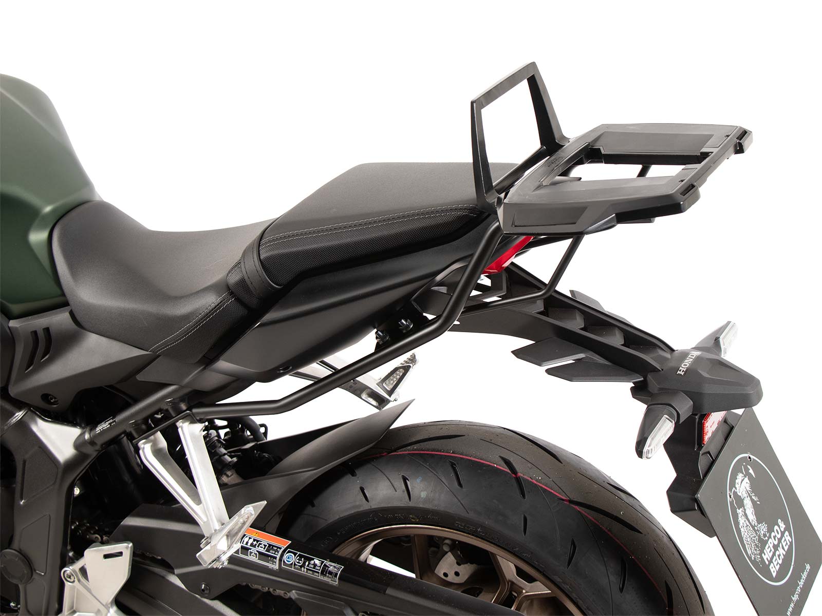Aluminium topkofferdrager voor Honda CB 650 R / E-koppeling (24-) Hepco & Becker
