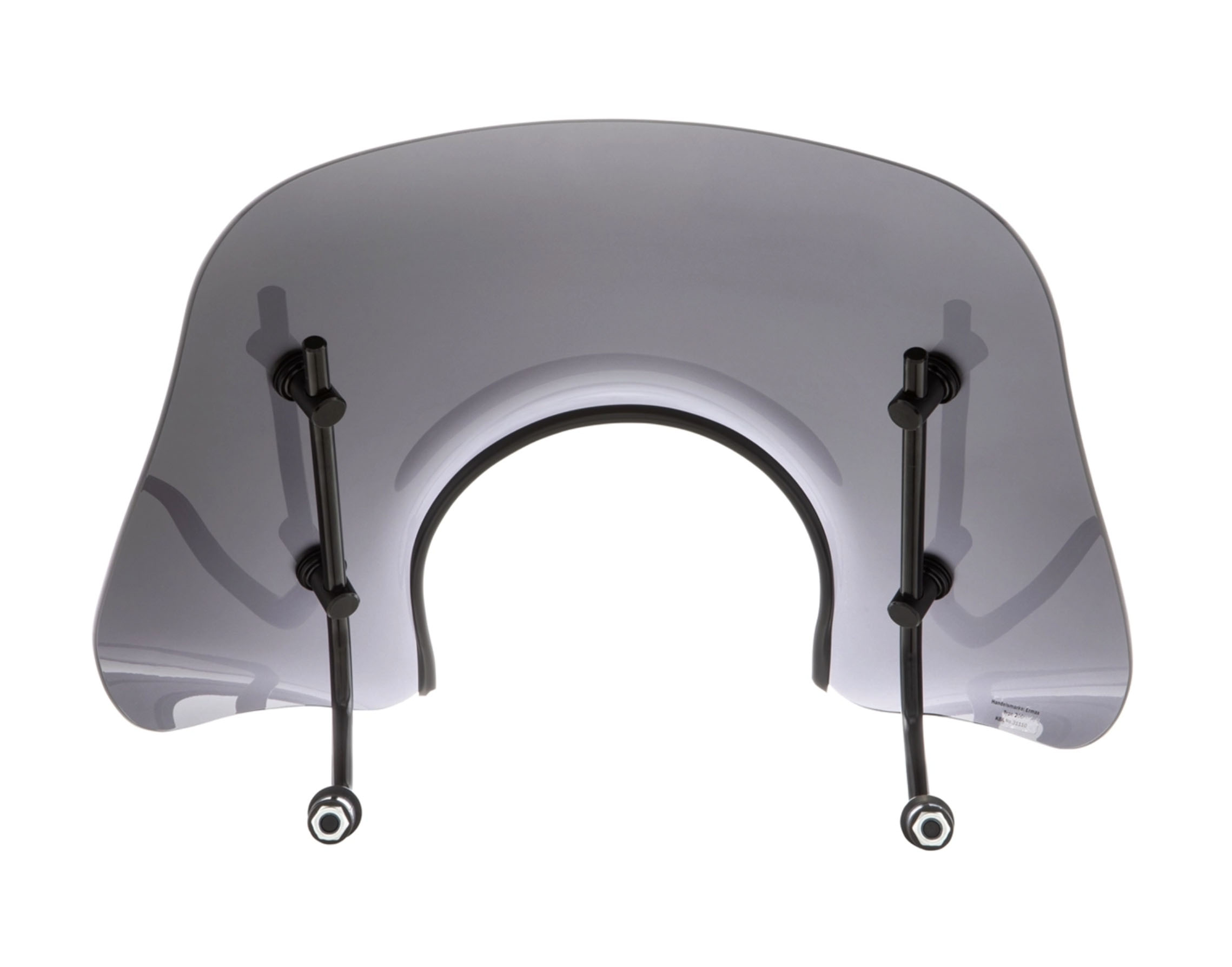 Flyscreen Piccolo voor Vespa GTS/GTS Super/GT/GT L 125-300cc, mat zwart