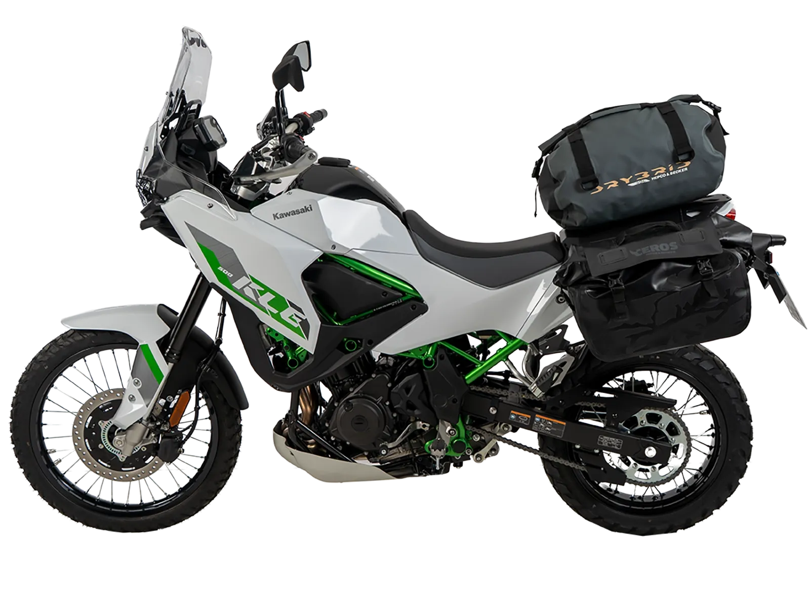 Afstandhouder Luggage Guard zwart voor Kawasaki KLE 500 / SE (26-) Hepco & Becker