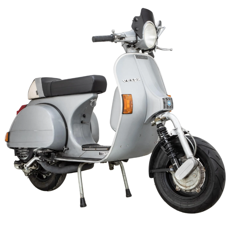 Spatbord Garelli Race EVO II voor Vespa PX 80-200ccm, GFK, zwart