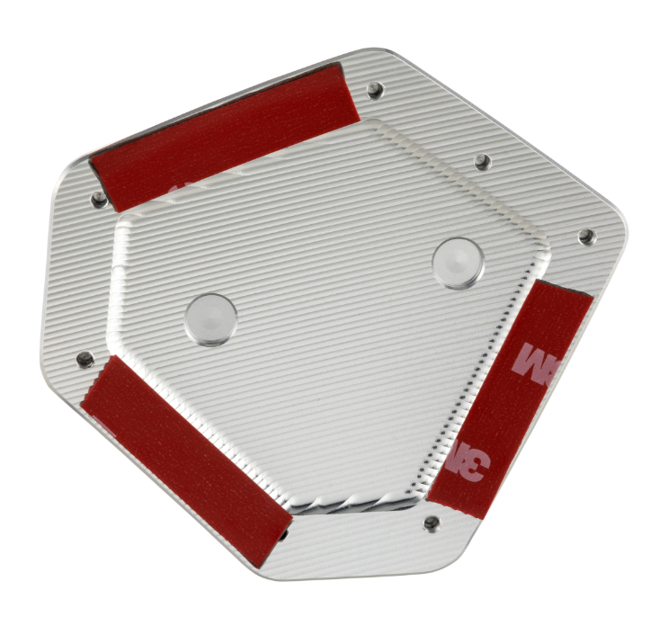 Afdekking voor vario-deksel ZELIONI voor Vespa GTS/GTS Super/GTV HPE 300cc, zilver