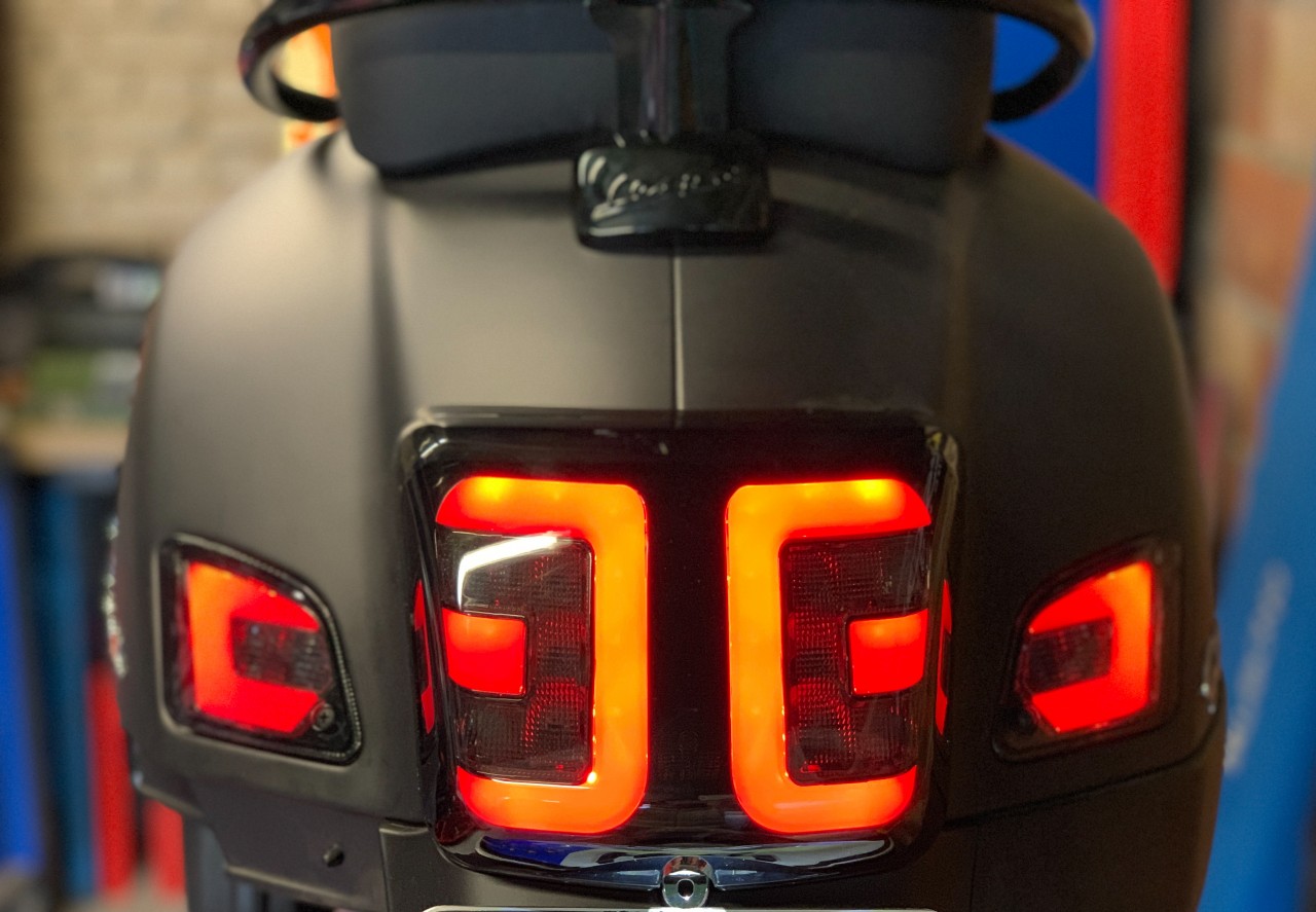 LED achterlicht getint voor Vespa GTS, GTS Super 125-300 cc