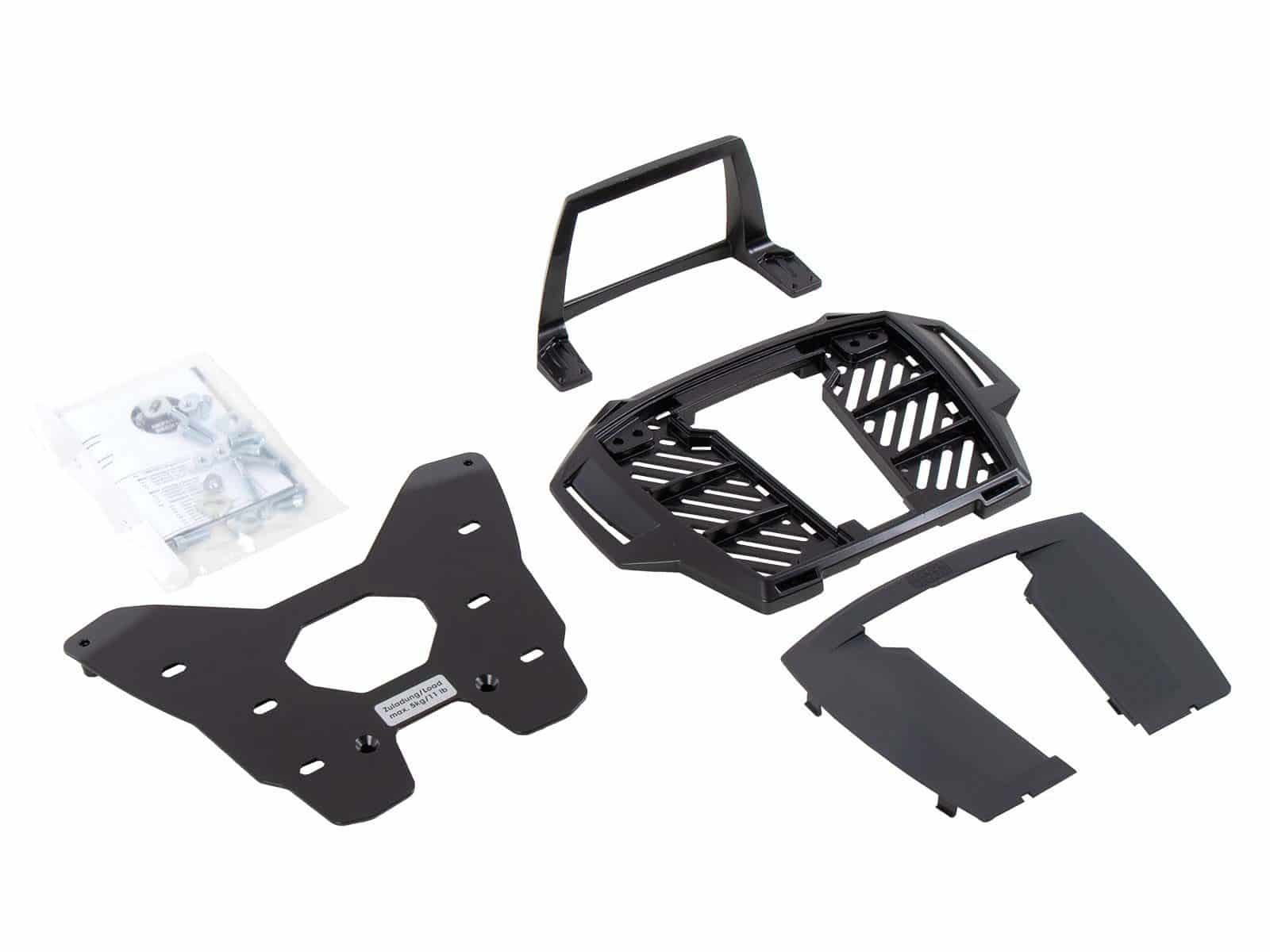 Alurack topkoffer zwart voor BMW R 1200 GS LC (13-18) Hepco & Becker