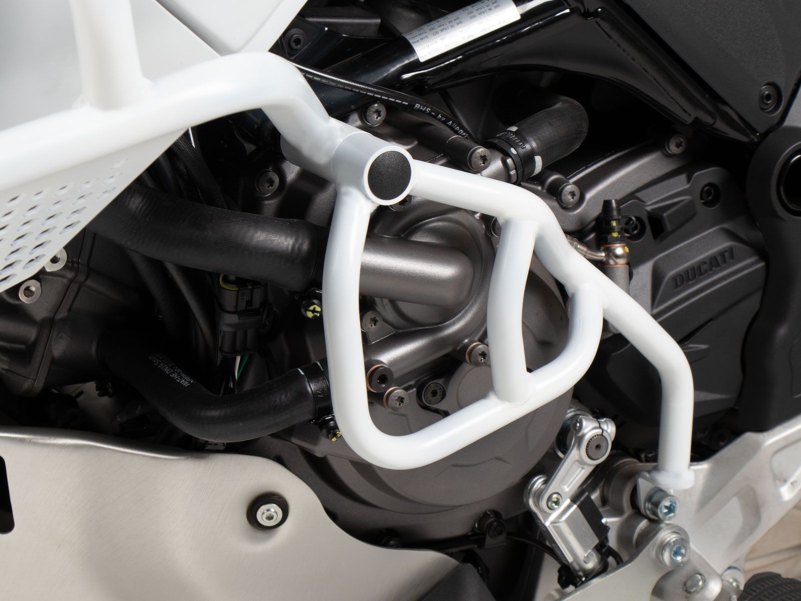 Extra bar links wit voor Ducati Desert X Rally (24-) Hepco & Becker