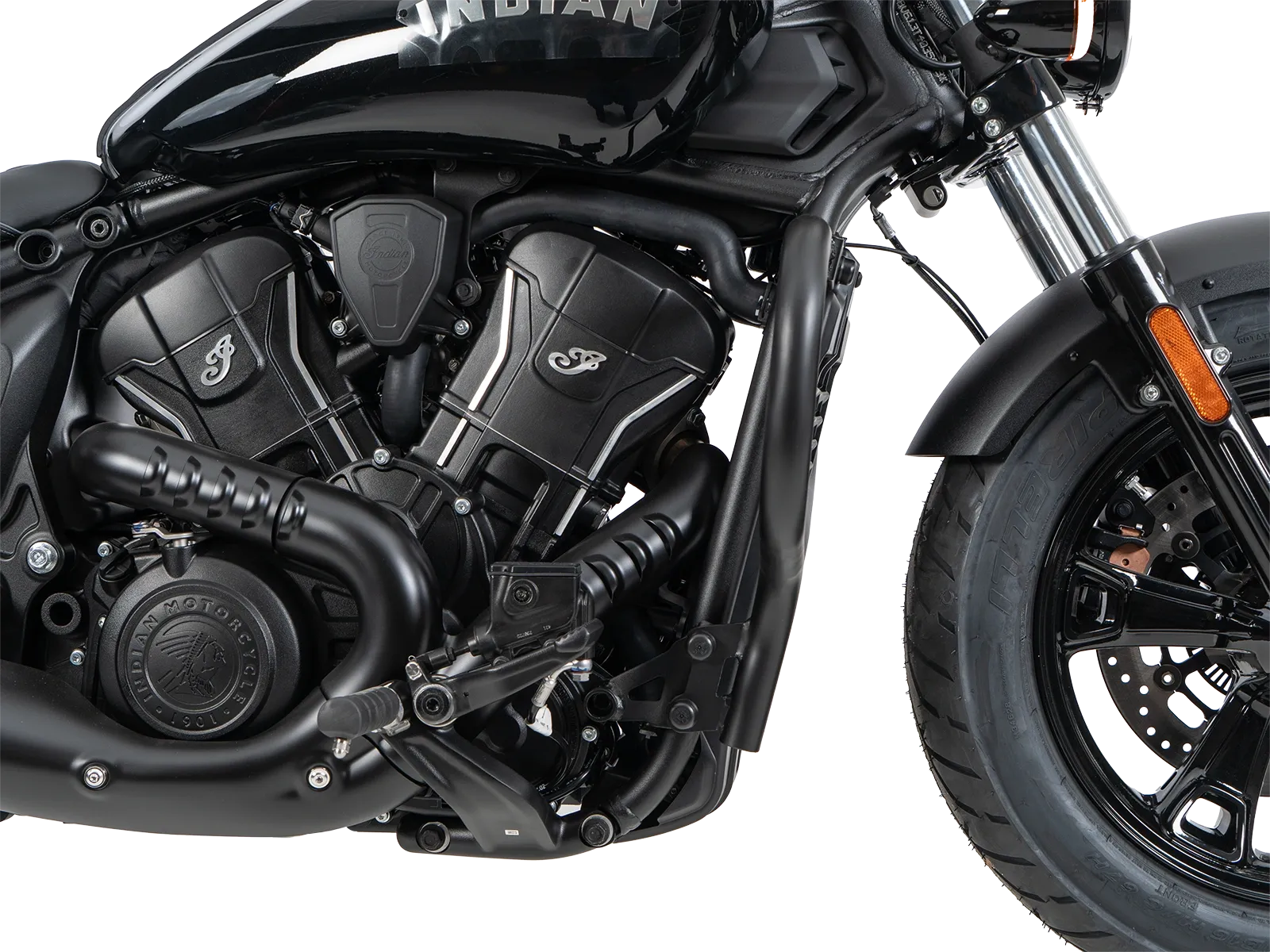 Motorbeschermer zwart voor Indian Scout Sixty Classic (25-) Hepco & Becker