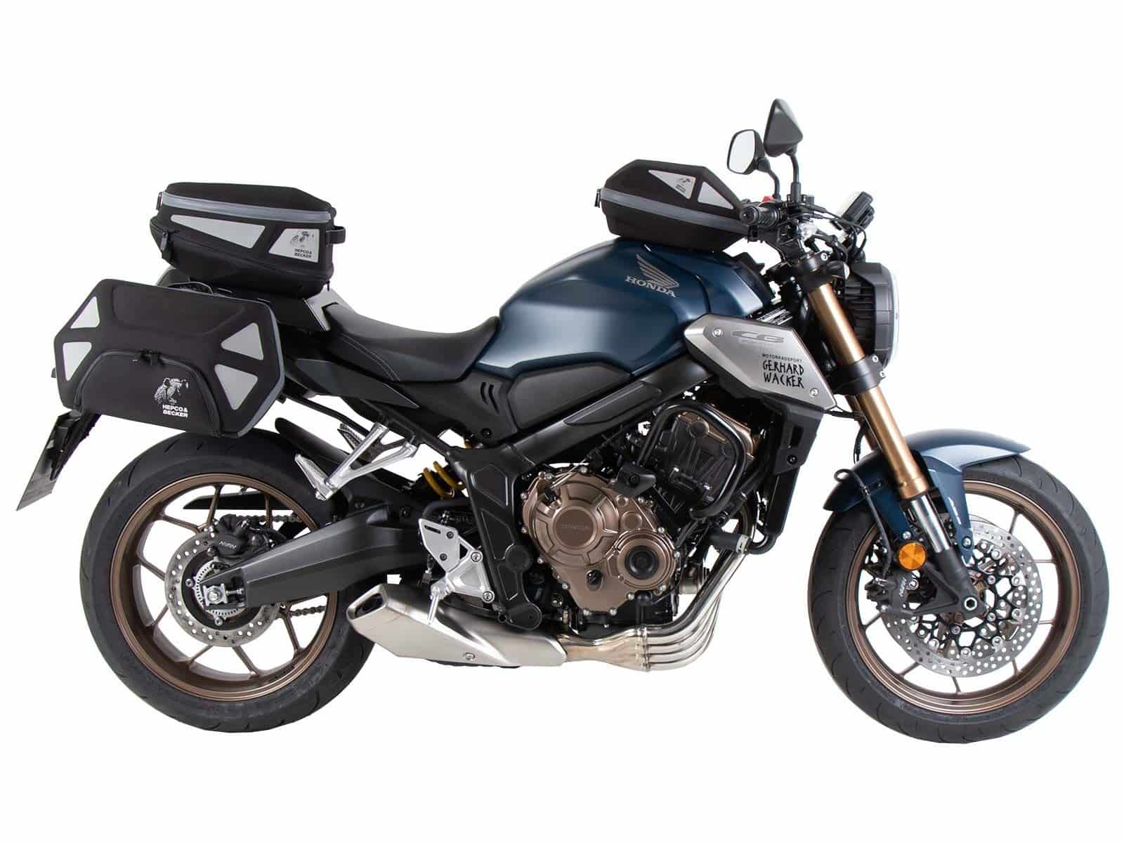 C-Bow zijdrager zwart Honda CB 650 R (21-23) Hepco & Becker