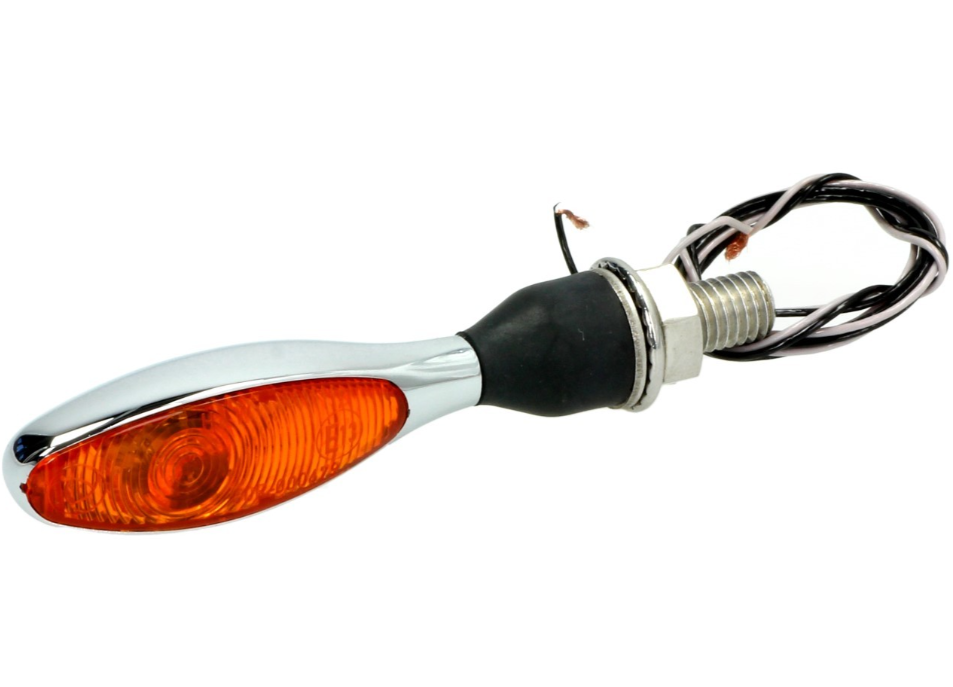 Kellermann indicator, Micro 1000 Halogeen, staal, halogeen, HR/HL, 12 V, 6 W, glanzend chroom, M8x20