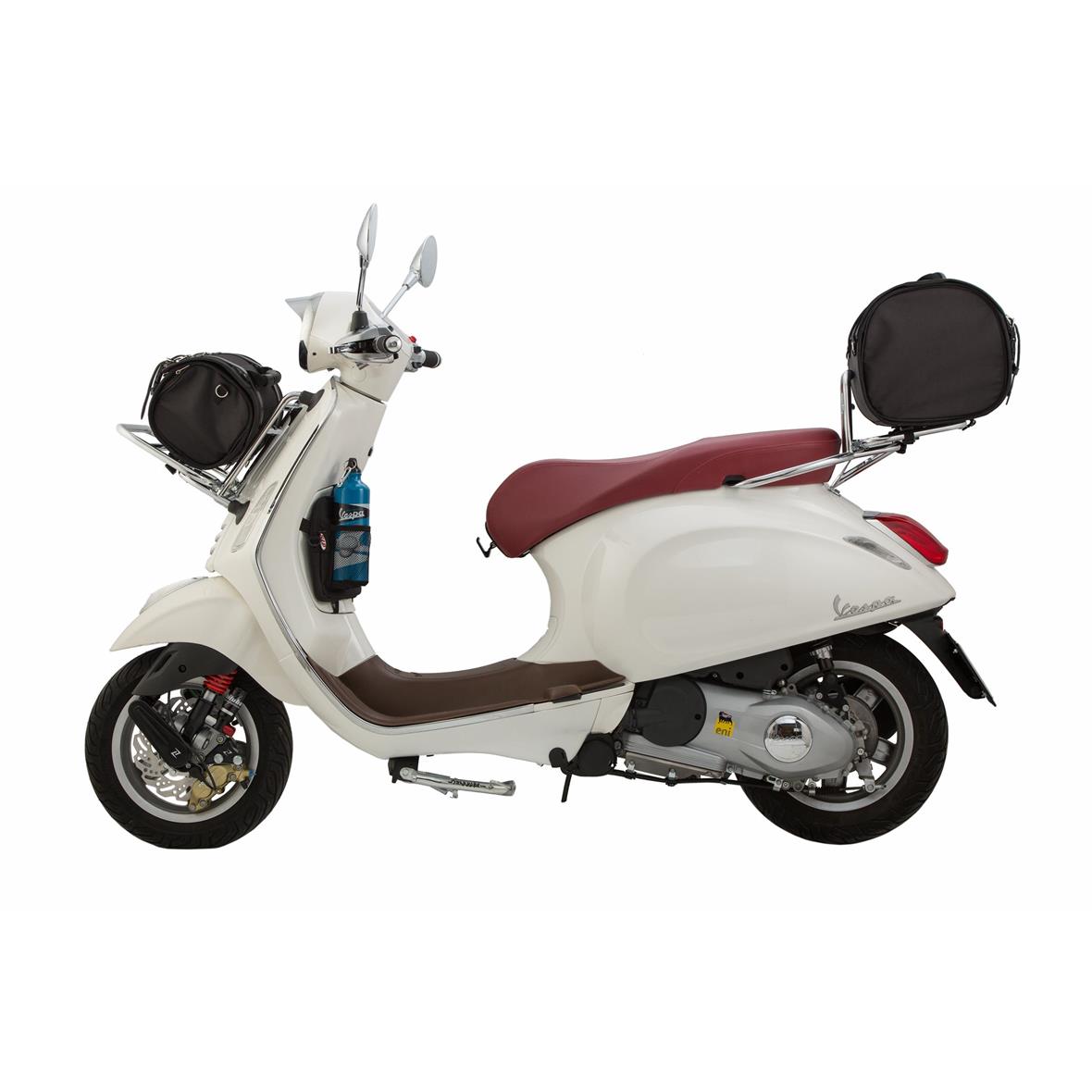 Classic"-tas voor bagageruimte/handschoenkastje Vespa - zwart, nylon