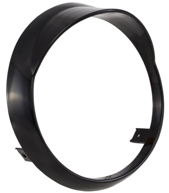 Lamp ring voor Vespa Primavera 50-150cc 2T/4T, glanzend zwart